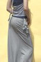 Ruffled Draped Maxi Skirt/フリルドレープマキシスカート メゾンスペシャル/MAISON SPECIAL