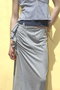 Ruffled Draped Maxi Skirt/フリルドレープマキシスカート メゾンスペシャル/MAISON SPECIAL