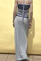 Ruffled Draped Maxi Skirt/フリルドレープマキシスカート メゾンスペシャル/MAISON SPECIAL