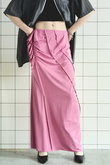 Ruffled Draped Maxi Skirt/フリルドレープマキシスカート