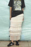 Tiered Frill Long Tight Skirt/ティアードフリルロングタイトスカート