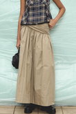 Voluminous Tuck Flare Skirt/ボリューミータックフレアスカート