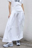 Voluminous Tuck Flare Skirt/ボリューミータックフレアスカート