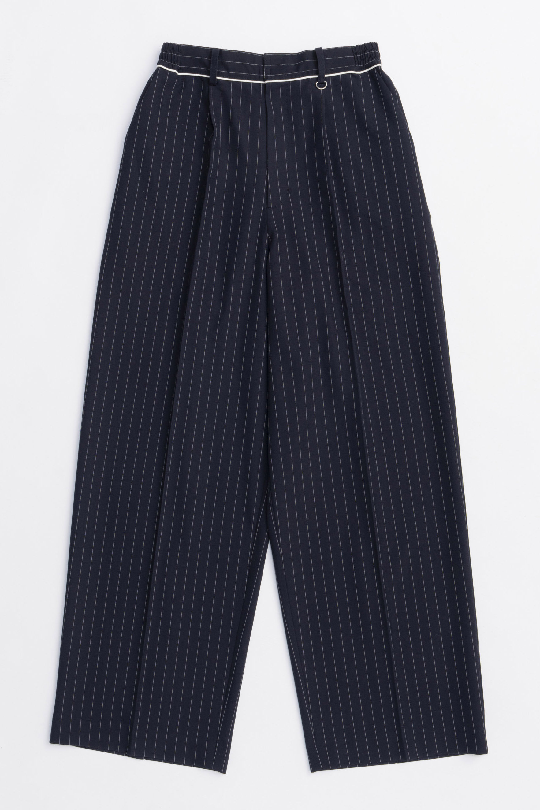 MAISON SPECIAL Pinstripe Wide Easy Pants/ピンストライプワイドイージーパンツ (NVY(ネイビー), 38) メゾンスペシャル ELLE SHOP MAISON SPECIAL Pinstripe Wide Easy Pants/ピンストライプワイドイージーパンツ (NVY(ネイビー), 38) メゾンスペシャル ELLE SHOP