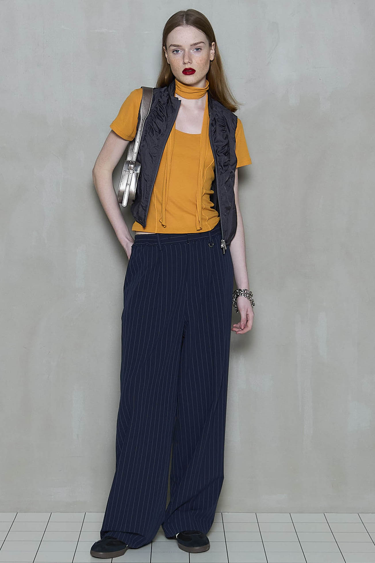 MAISON SPECIAL(メゾンスペシャル)｜Pinstripe Wide Easy Pants/ピン
