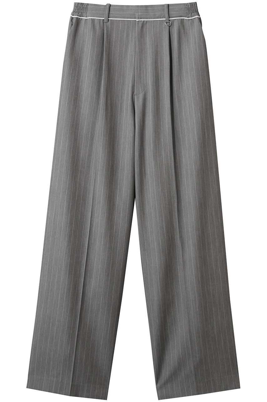 MAISON SPECIAL Pinstripe Wide Easy Pants/ピンストライプワイドイージーパンツ (GRY(グレー), 38) メゾンスペシャル ELLE SHOP MAISON SPECIAL Pinstripe Wide Easy Pants/ピンストライプワイドイージーパンツ (GRY(グレー), 38) メゾンスペシャル ELLE SHOP