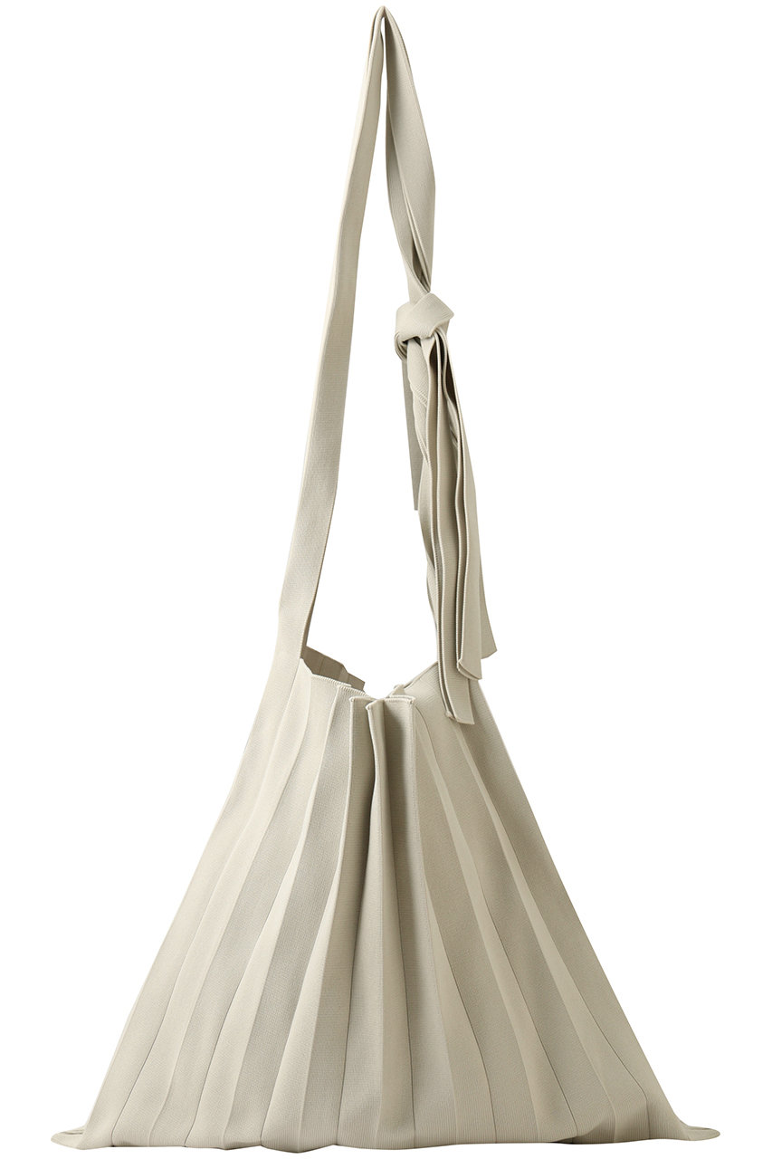 MAISON SPECIAL プリーツニットバッグ (WHT(ホワイト), FREE) メゾンスペシャル ELLE SHOP MAISON SPECIAL プリーツニットバッグ (WHT(ホワイト), FREE) メゾンスペシャル ELLE SHOP