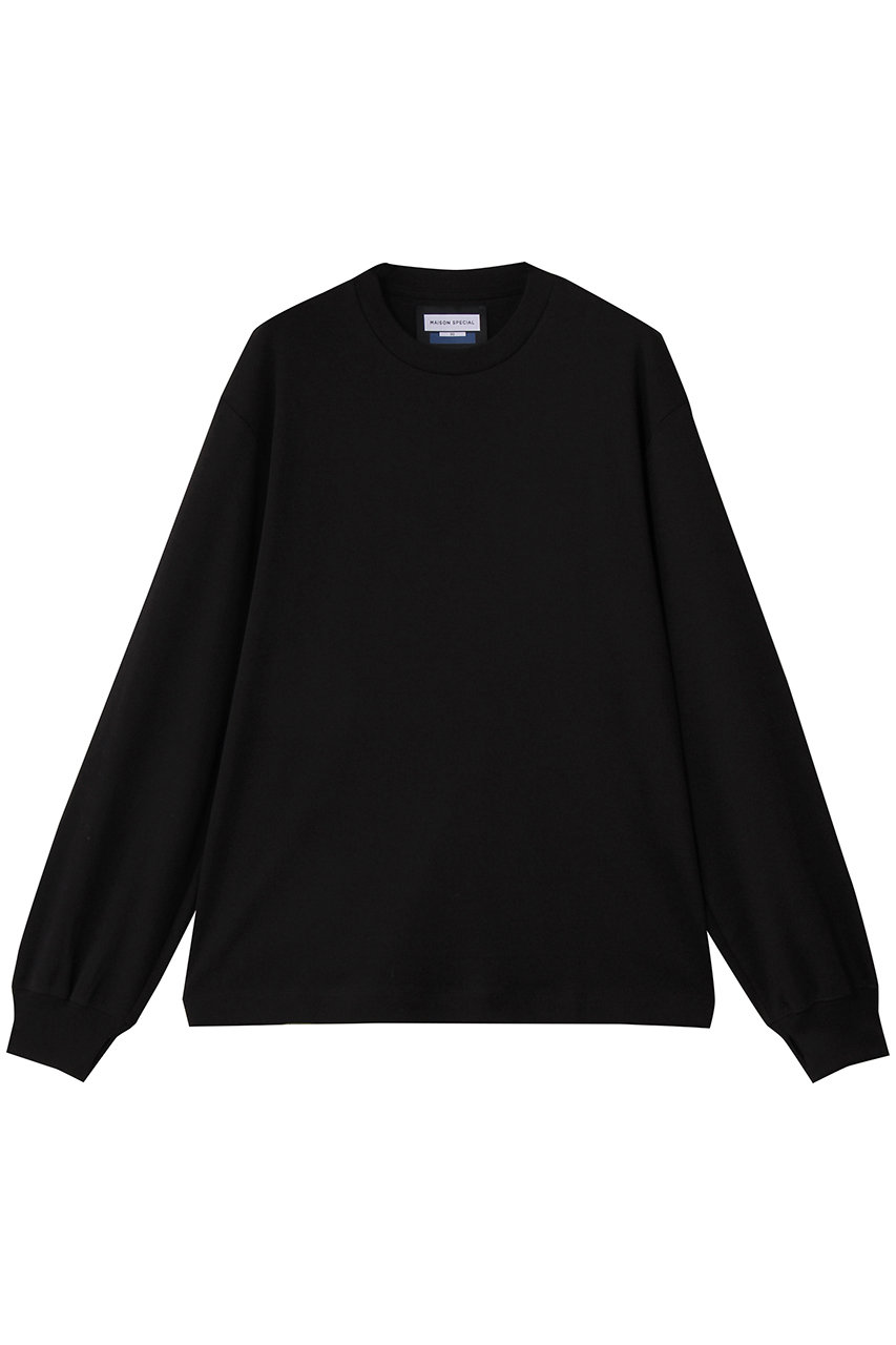 MAISON SPECIAL 【UNISEX】スムースロンTEE (BLK(ブラック), 0) メゾンスペシャル ELLE SHOP MAISON SPECIAL 【UNISEX】スムースロンTEE (BLK(ブラック), 0) メゾンスペシャル ELLE SHOP