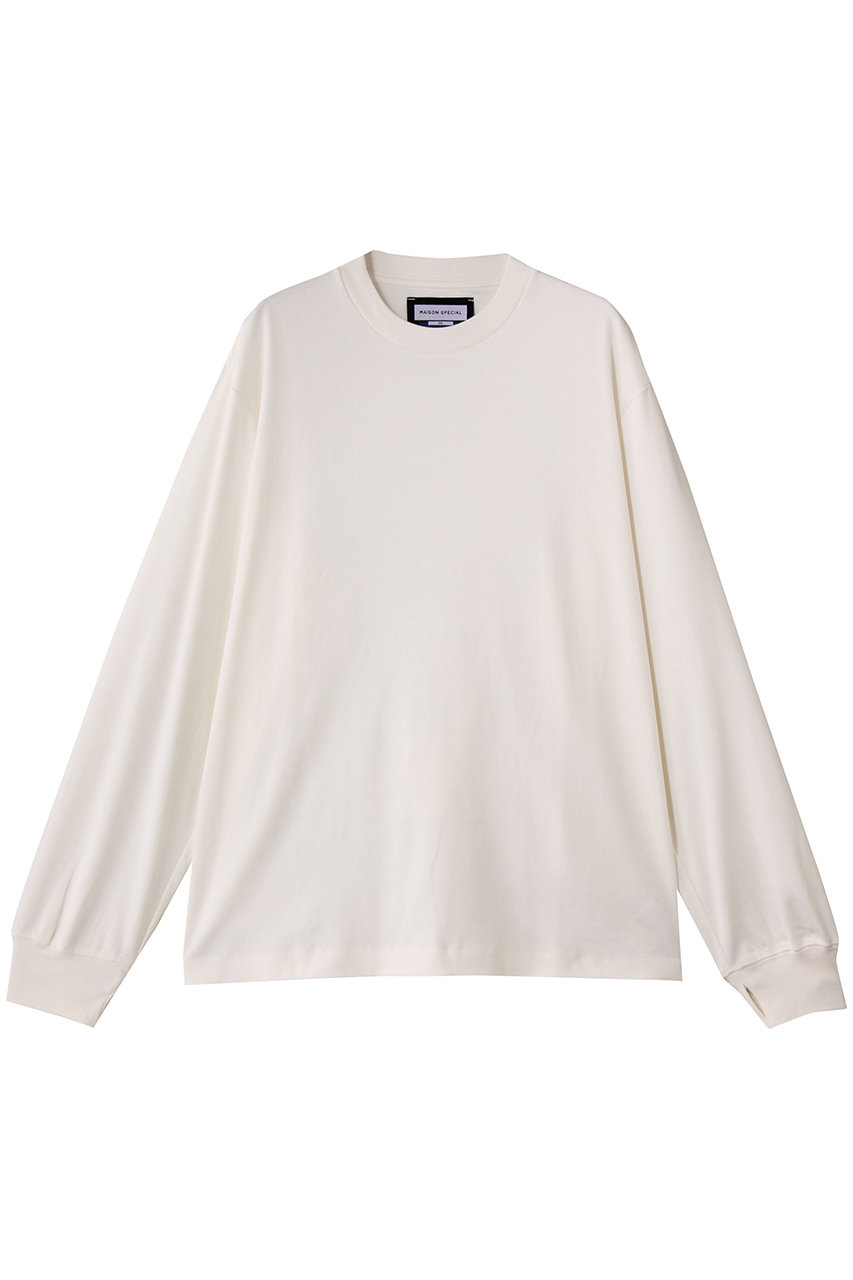 MAISON SPECIAL 【UNISEX】スムースロンTEE (O.WHT(オフホワイト), 0) メゾンスペシャル ELLE SHOP MAISON SPECIAL 【UNISEX】スムースロンTEE (O.WHT(オフホワイト), 0) メゾンスペシャル ELLE SHOP