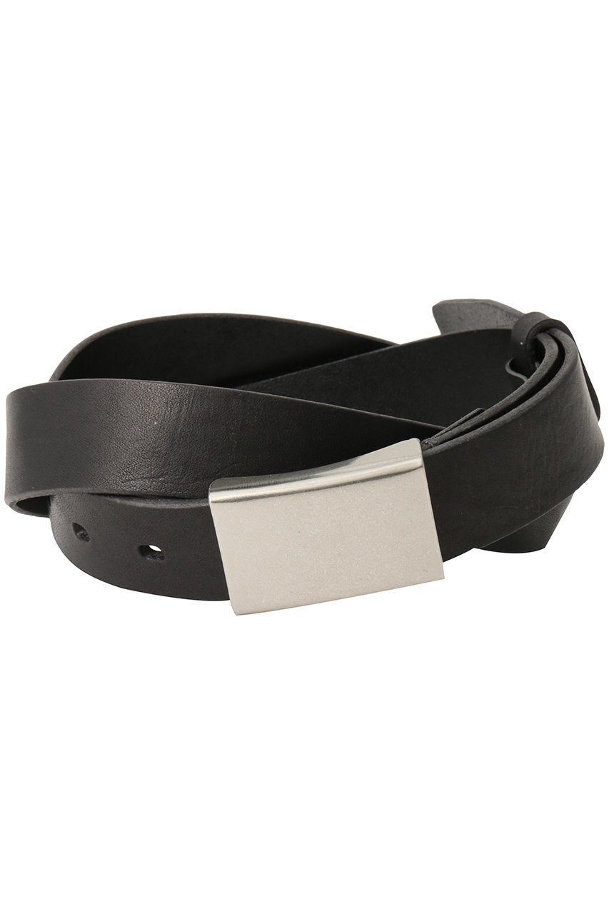 メゾンスペシャル/MAISON SPECIALのイタリアンレザートップバックルベルト(BLK(ブラック)/11259661301)