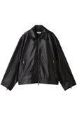 【UNISEX】SHEEPレザー襟付きライダース