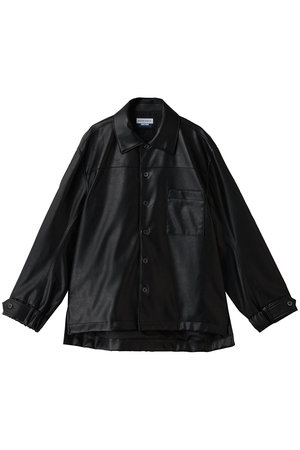 メゾンスペシャル/MAISON SPECIALの【UNISEX】PUレザーシャツブルゾン(110800/110804)