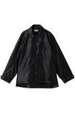 【UNISEX】PUレザーシャツブルゾン