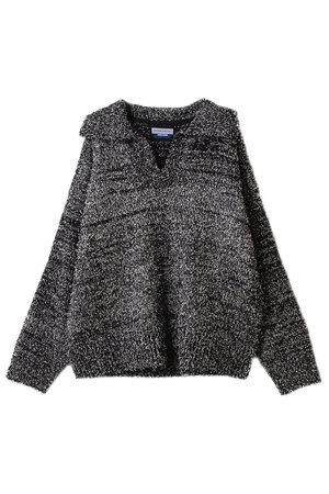メゾンスペシャル/MAISON SPECIALの【UNISEX】Mix color Fancy yarn スキッパーPO(110300/110301)