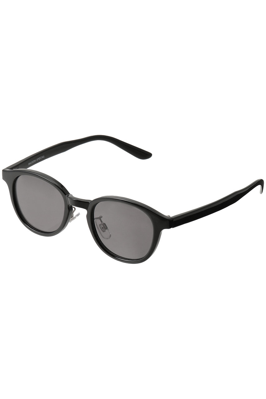 メゾンスペシャル/MAISON SPECIALの【UNISEX】ウェリントンフレームサングラス(BLK(ブラック)/11251661219)