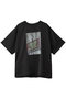 Dot Photo Print Satin T-Shirt/ドットフォトプリントサテンTシャツ メゾンスペシャル/MAISON SPECIAL BLK(ブラック)