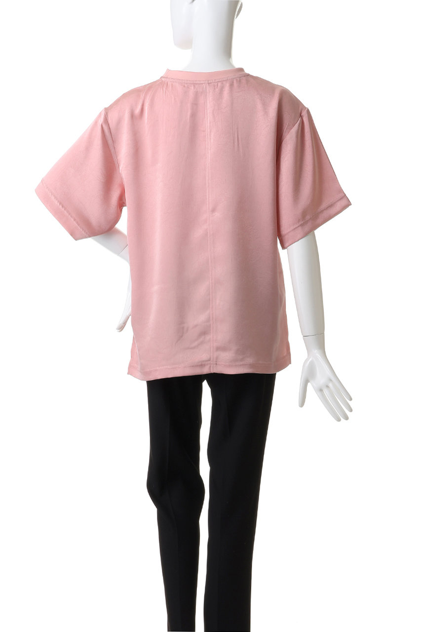 MAISON SPECIAL(メゾンスペシャル)｜Dot Photo Print Satin T-Shirt