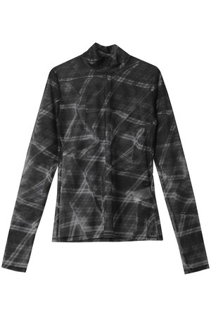メゾンスペシャル/MAISON SPECIALのPlaid Mesh Tops/チェックメッシュトップス(110100/110102)