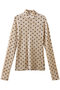 Velor Mesh Dot Tops / ベロアメッシュドットタートルトップ メゾンスペシャル/MAISON SPECIAL MLT1(マルチカラー)