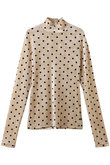 Velor Mesh Dot Tops / ベロアメッシュドットタートルトップ
