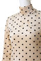 Velor Mesh Dot Tops / ベロアメッシュドットタートルトップ メゾンスペシャル/MAISON SPECIAL