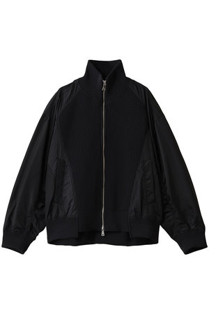 メゾンスペシャル/MAISON SPECIALの【UNISEX】ニットコンビドライバーズニットブルゾン(110300/110303)