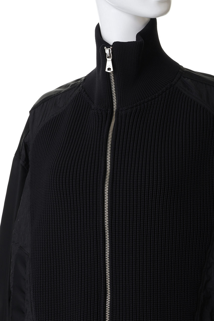MAISON SPECIAL ニットブルゾン MAISON SPECIAL(メゾンスペシャル)｜【UNISEX】ニットコンビドライバー