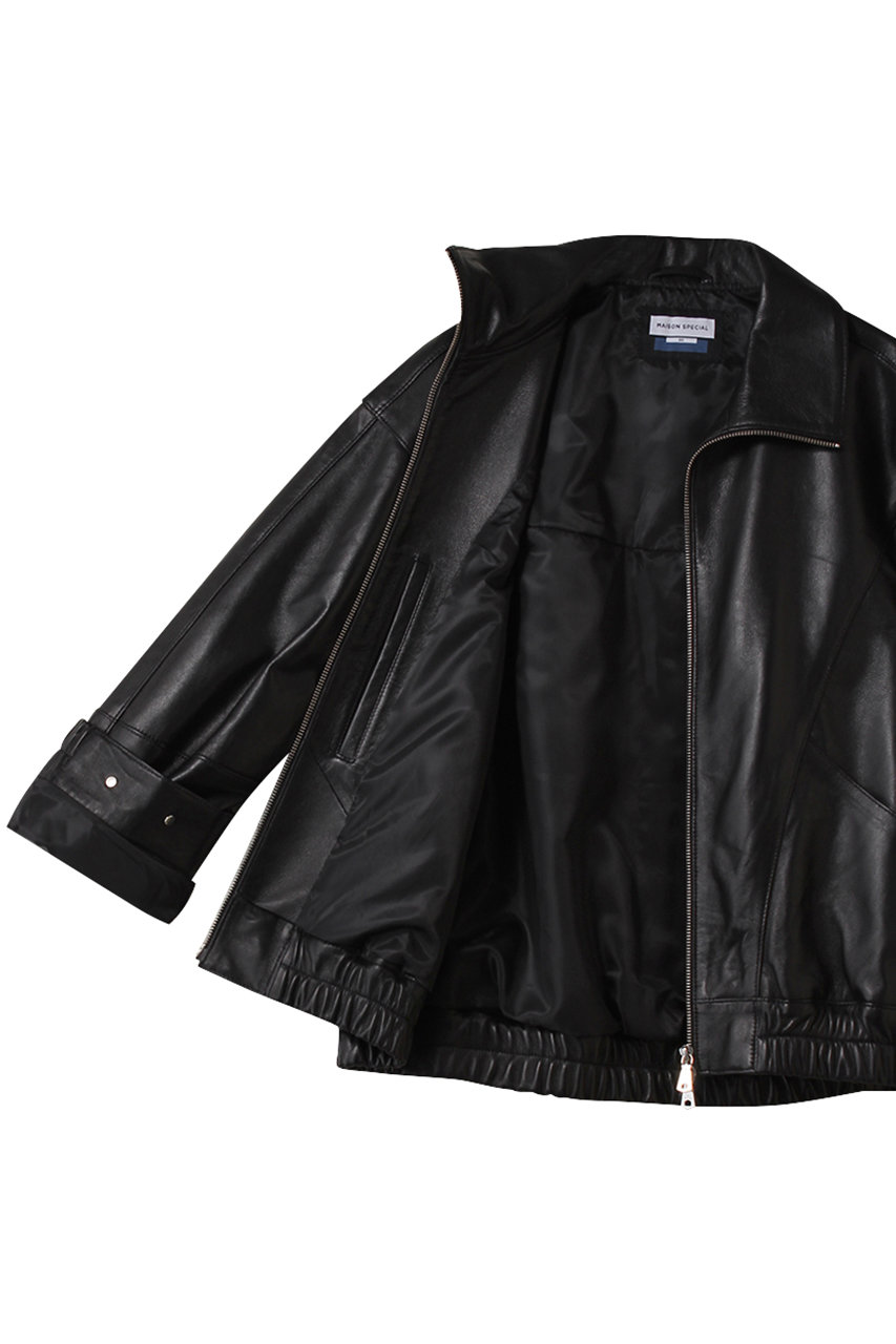 メゾンスペシャル　シープレザースタンドブルゾン MAISON SPECIAL(メゾンスペシャル)｜【UNISEX】SHEEPレザー