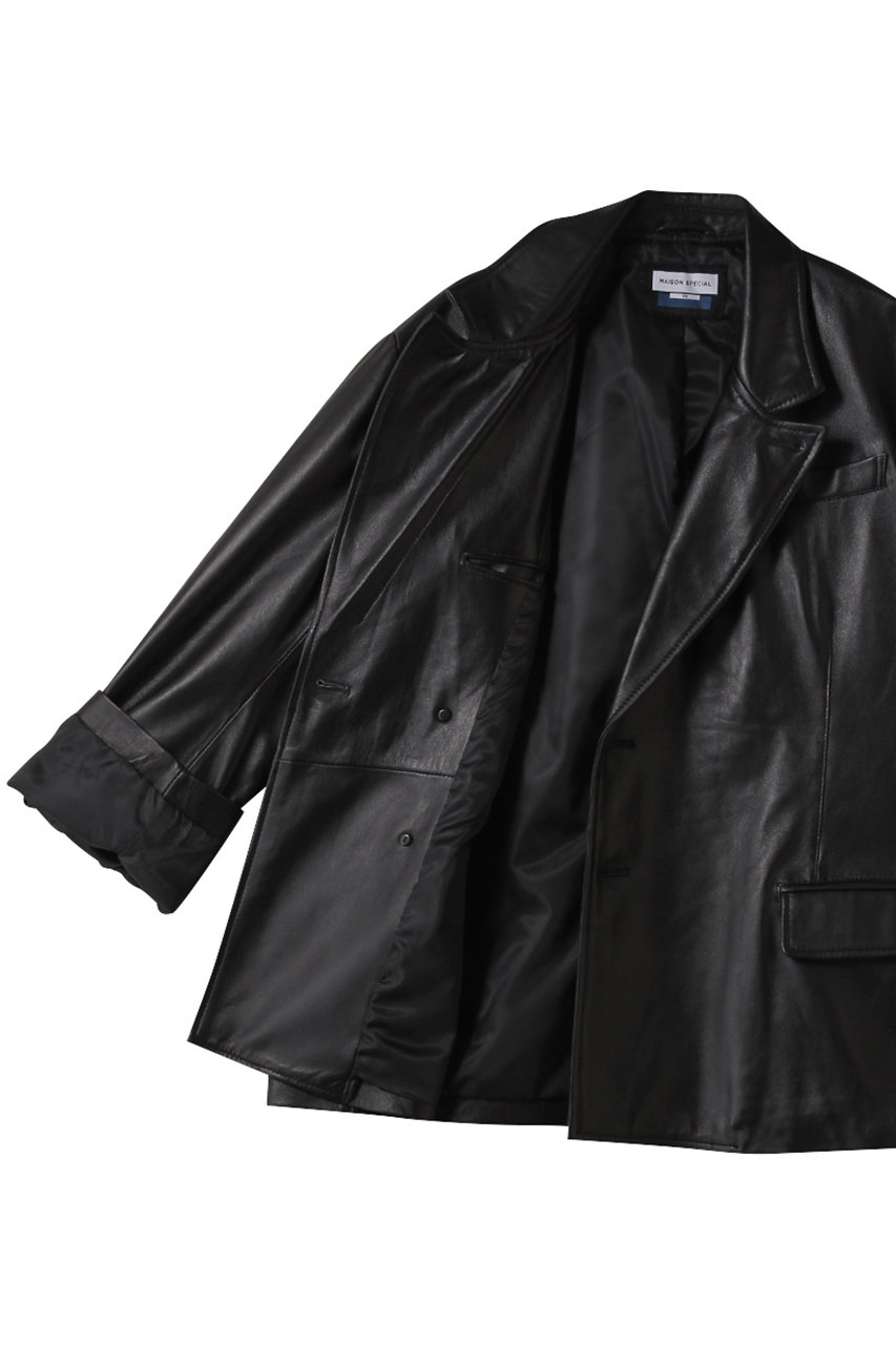 MAISON SPECIAL(メゾンスペシャル)｜【UNISEX】SHEEPレザーピークド