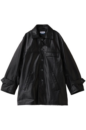 メゾンスペシャル/MAISON SPECIALの【UNISEX】SHEEPレザーカーコート(110800/110804)