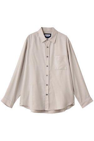 メゾンスペシャル/MAISON SPECIALの【UNISEX】TR梳毛ライク Regular-Overシャツ(110400/110403)