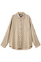 【UNISEX】TR梳毛ライク Regular-Overシャツ メゾンスペシャル/MAISON SPECIAL BGE(ベージュ)