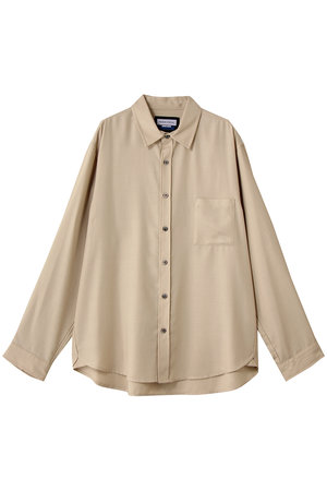 メゾンスペシャル/MAISON SPECIALの【UNISEX】TR梳毛ライク Regular-Overシャツ(110400/110403)