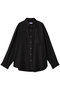 【UNISEX】TR梳毛ライク Regular-Overシャツ メゾンスペシャル/MAISON SPECIAL BLK(ブラック)