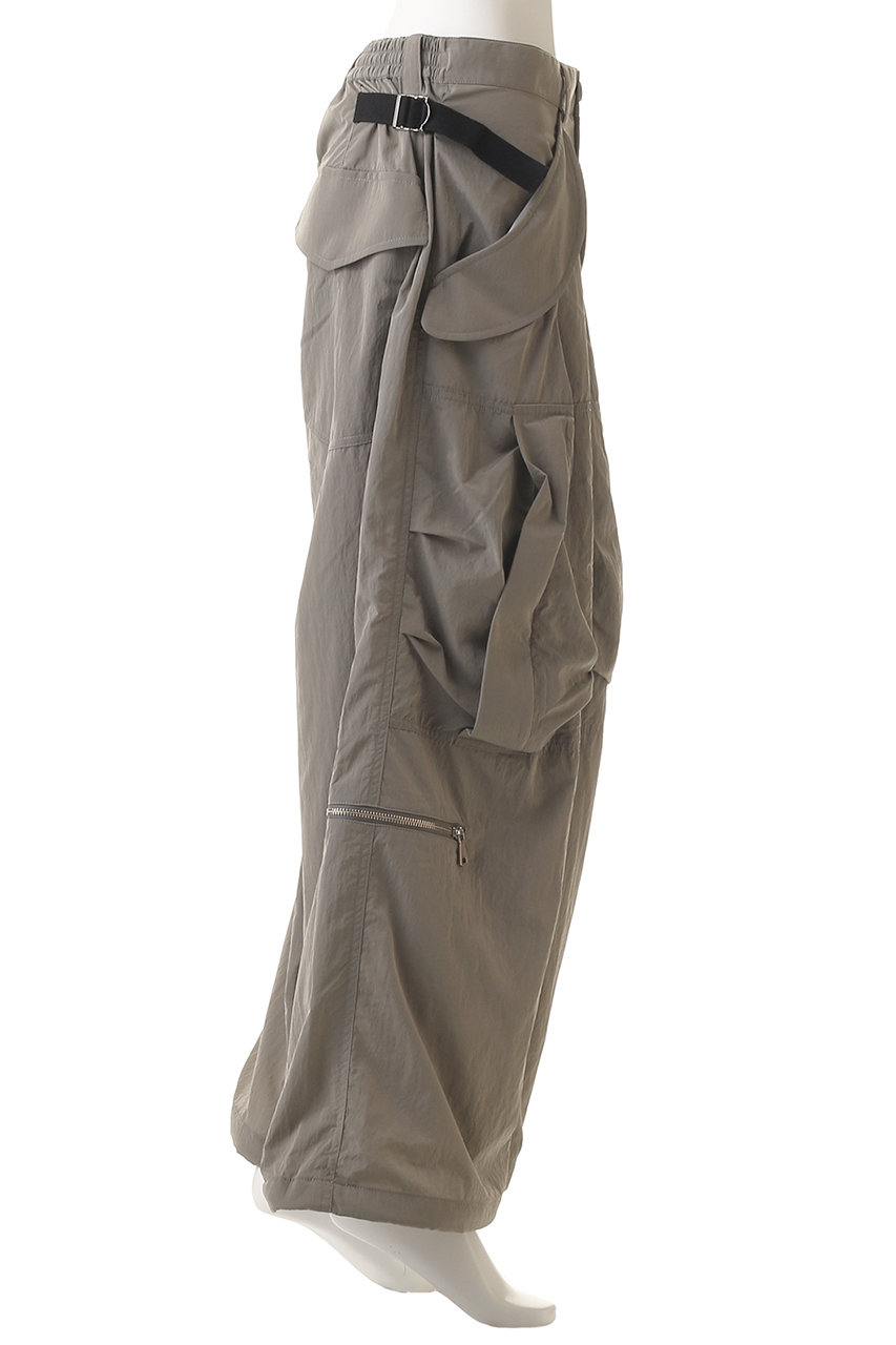 パラシュートワイドパンツ　メゾンスペシャル　グレー パラシュートワイドパンツ メゾンスペシャル グレー Parachute Wide Pants
