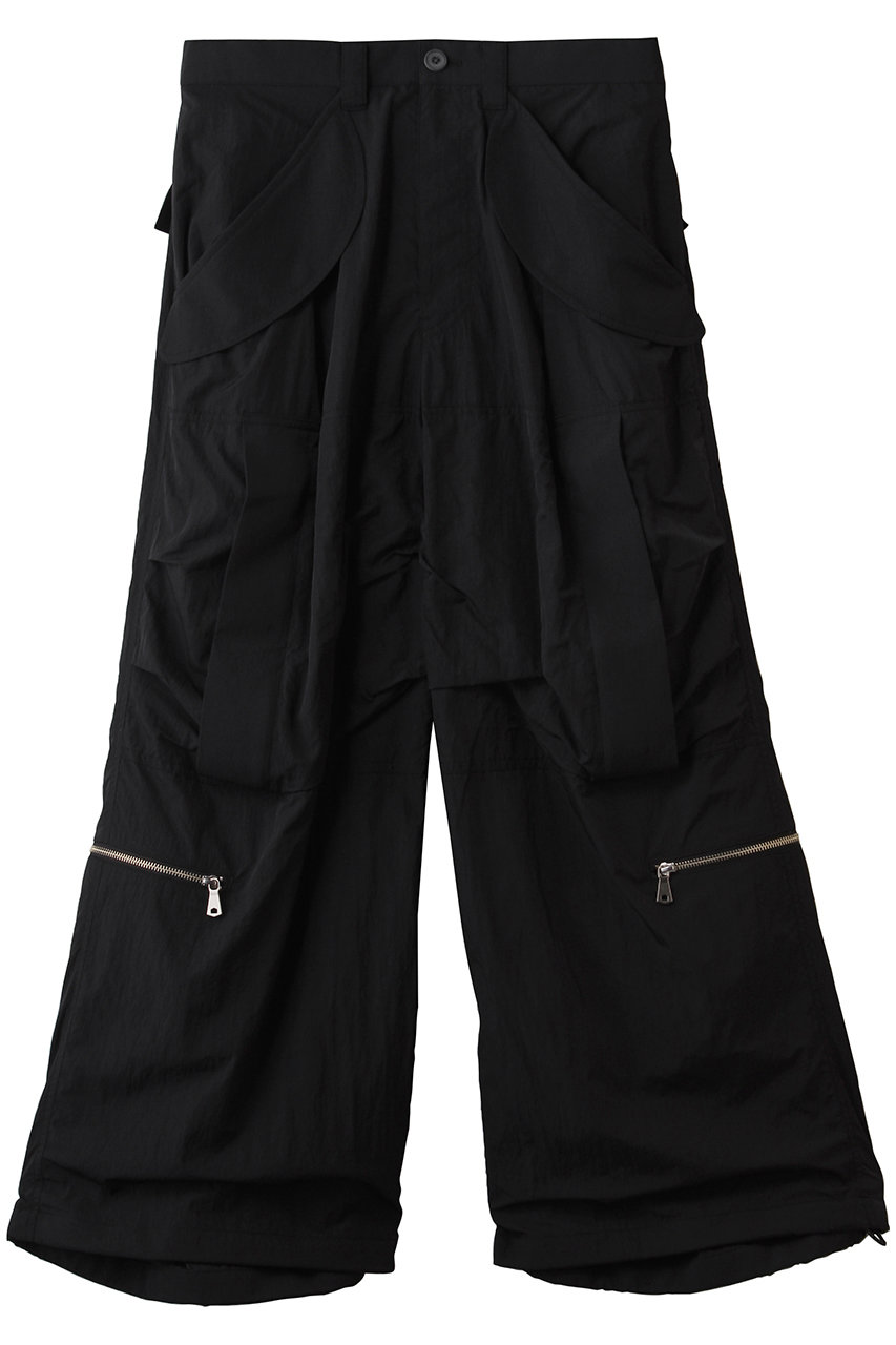 メゾンスペシャル/MAISON SPECIALの【UNISEX】パラシュートパンツ(BLK(ブラック)/11251461604)