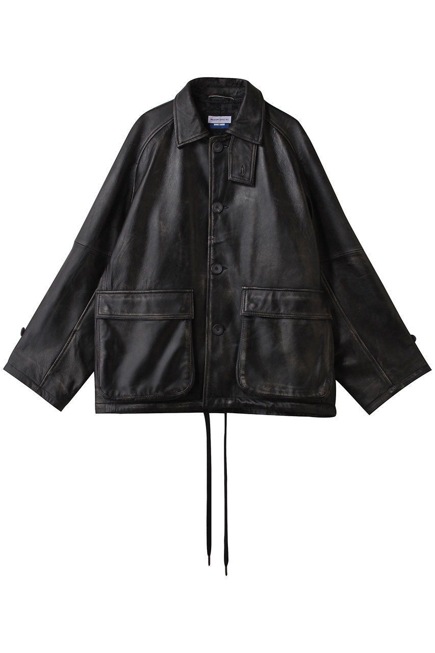 MAISON SPECIAL(メゾンスペシャル)｜【UNISEX】SHEEPレザーフロント