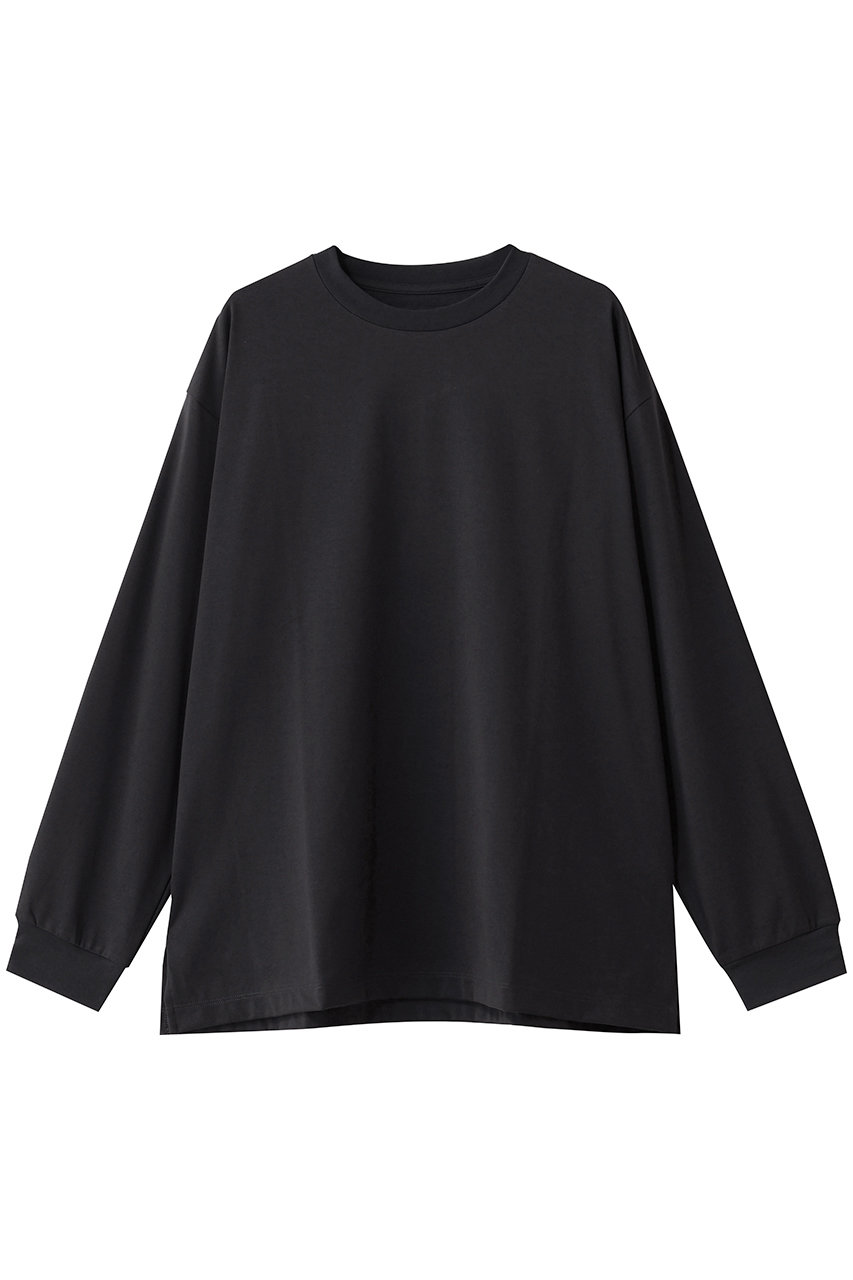 メゾンスペシャル/MAISON SPECIALの【UNISEX】ECILプレーティング天竺カットソー L/S(C.GRY(チャコールグレー)/11252411310)