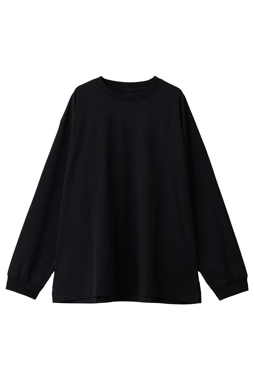 メゾンスペシャル/MAISON SPECIALの【UNISEX】ECILプレーティング天竺カットソー L/S(BLK(ブラック)/11252411310)