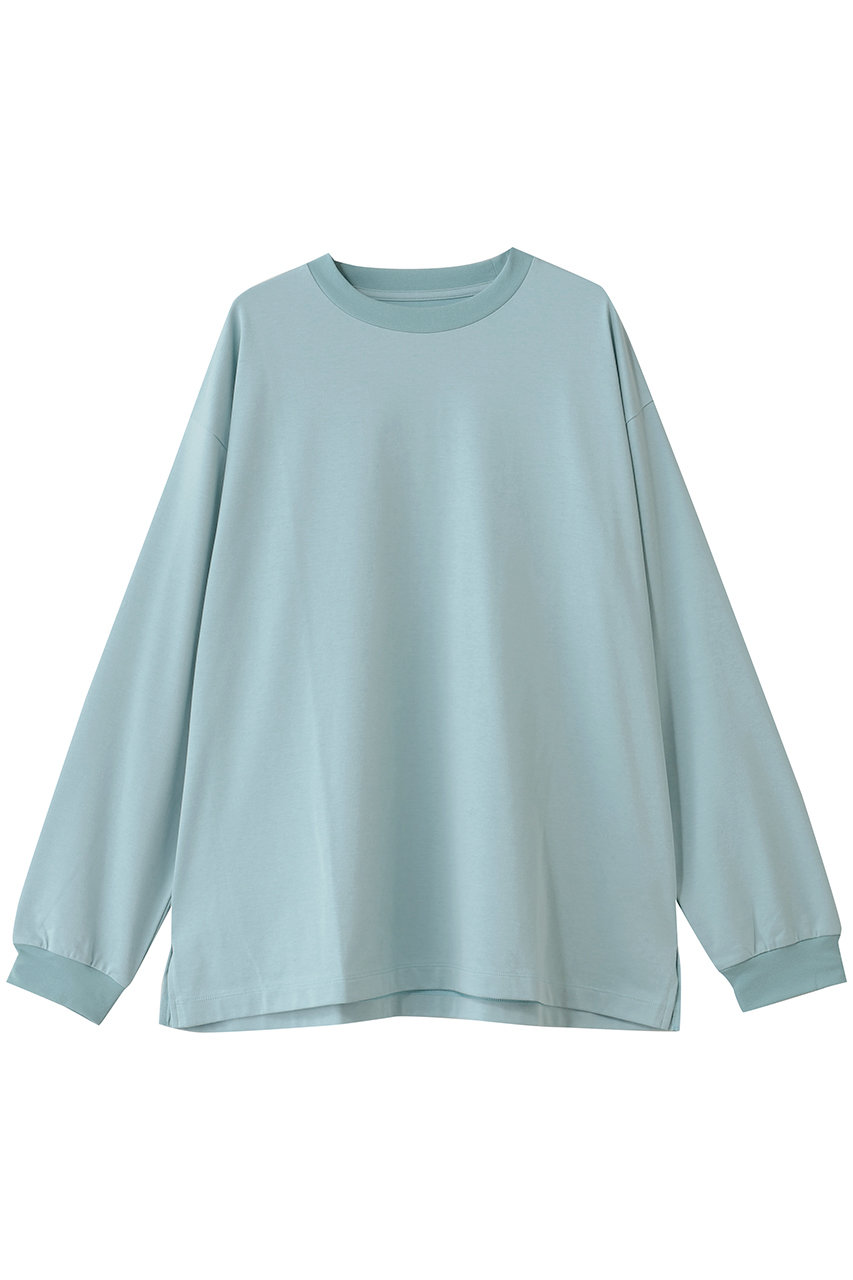 メゾンスペシャル/MAISON SPECIALの【UNISEX】ECILプレーティング天竺カットソー L/S(S.BLU(スカイブルー)/11252411310)