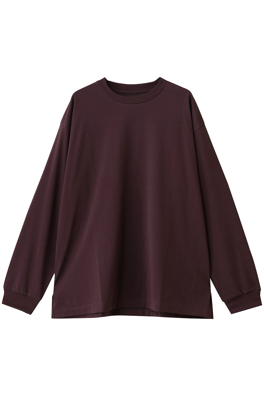 メゾンスペシャル/MAISON SPECIALの【UNISEX】ECILプレーティング天竺カットソー L/S(BGD(バーガンディー)/11252411310)