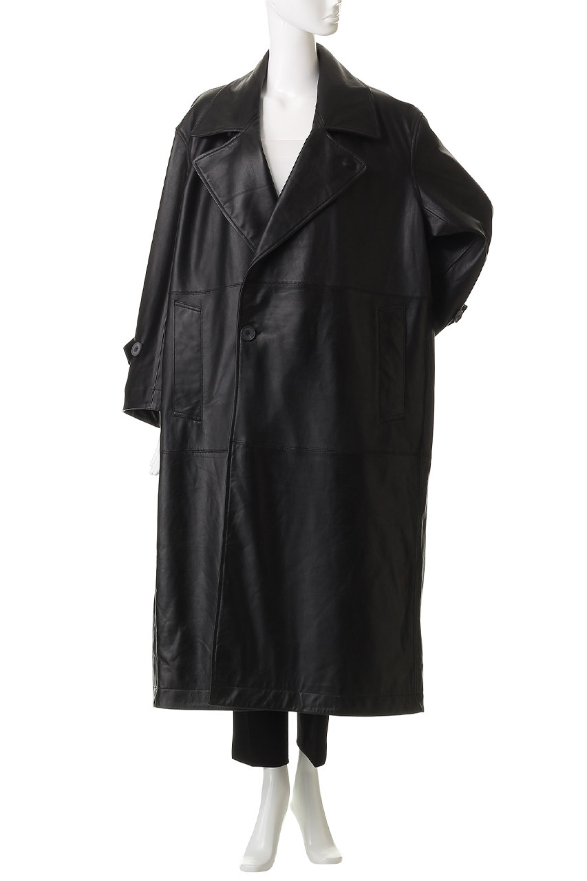 MAISON SPECIAL ブラック ロングコート MAISON SPECIAL(メゾンスペシャル)｜【UNISEX】SHEEPレザーロング