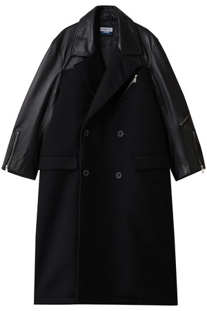 メゾンスペシャル/MAISON SPECIALの【UNISEX】SHEEPレザーコンビアルスターコート(110900/110903)