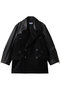 【UNISEX】SHEEPレザーコンビPコート メゾンスペシャル/MAISON SPECIAL BLK(ブラック)