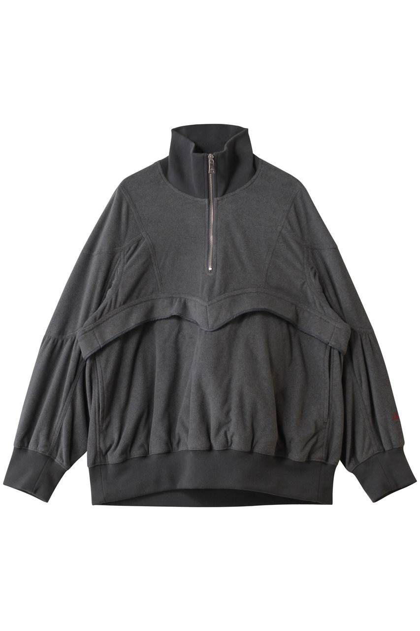 MAISON SPECIAL 【UNISEX】ポーラテックハーフジップフリースブルゾン (C.GRY(チャコールグレー), 1) メゾンスペシャル ELLE SHOP MAISON SPECIAL 【UNISEX】ポーラテックハーフジップフリースブルゾン (C.GRY(チャコールグレー), 1) メゾンスペシャル ELLE SHOP