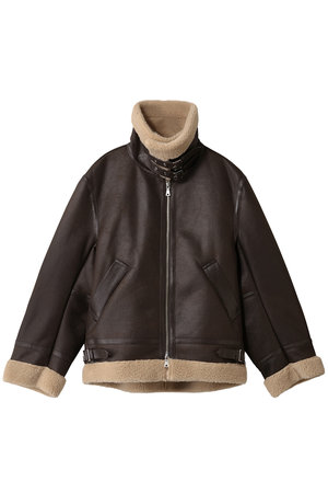 メゾンスペシャル/MAISON SPECIALの【UNISEX】B-3フェイクムートンジャケット(110800/110804)