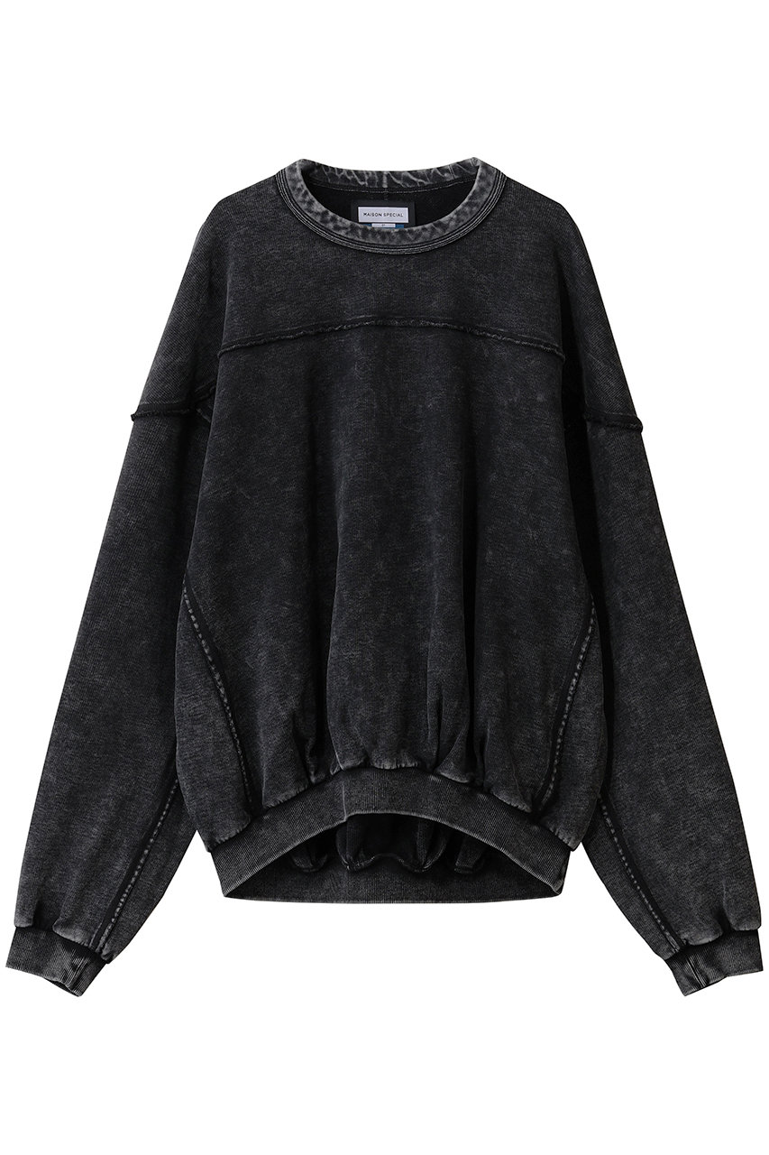 メゾンスペシャル/MAISON SPECIALの【UNISEX】ブラウジングスウェットPO(BLK(ブラック)/11252411317)
