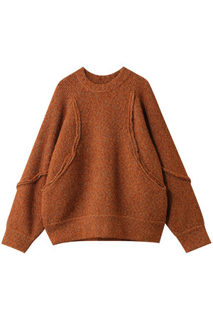 メゾンスペシャル/MAISON SPECIALの【UNISEX】メランジブークレクルーニット(110300/110301)