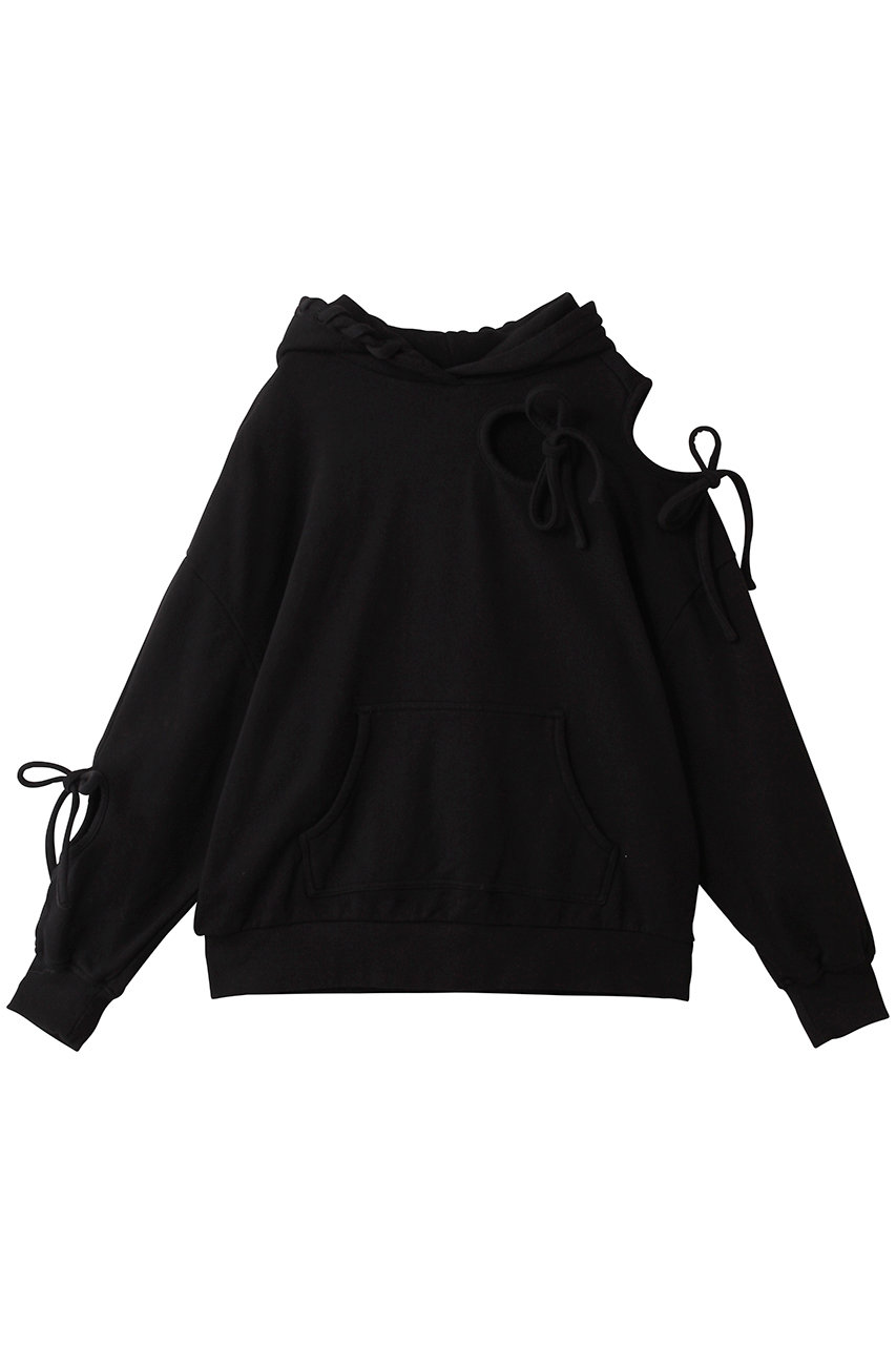 メゾンスペシャル/MAISON SPECIALのHaulover Hoodie/ホールオーバーフーディ(BLK(ブラック)/21252415710)