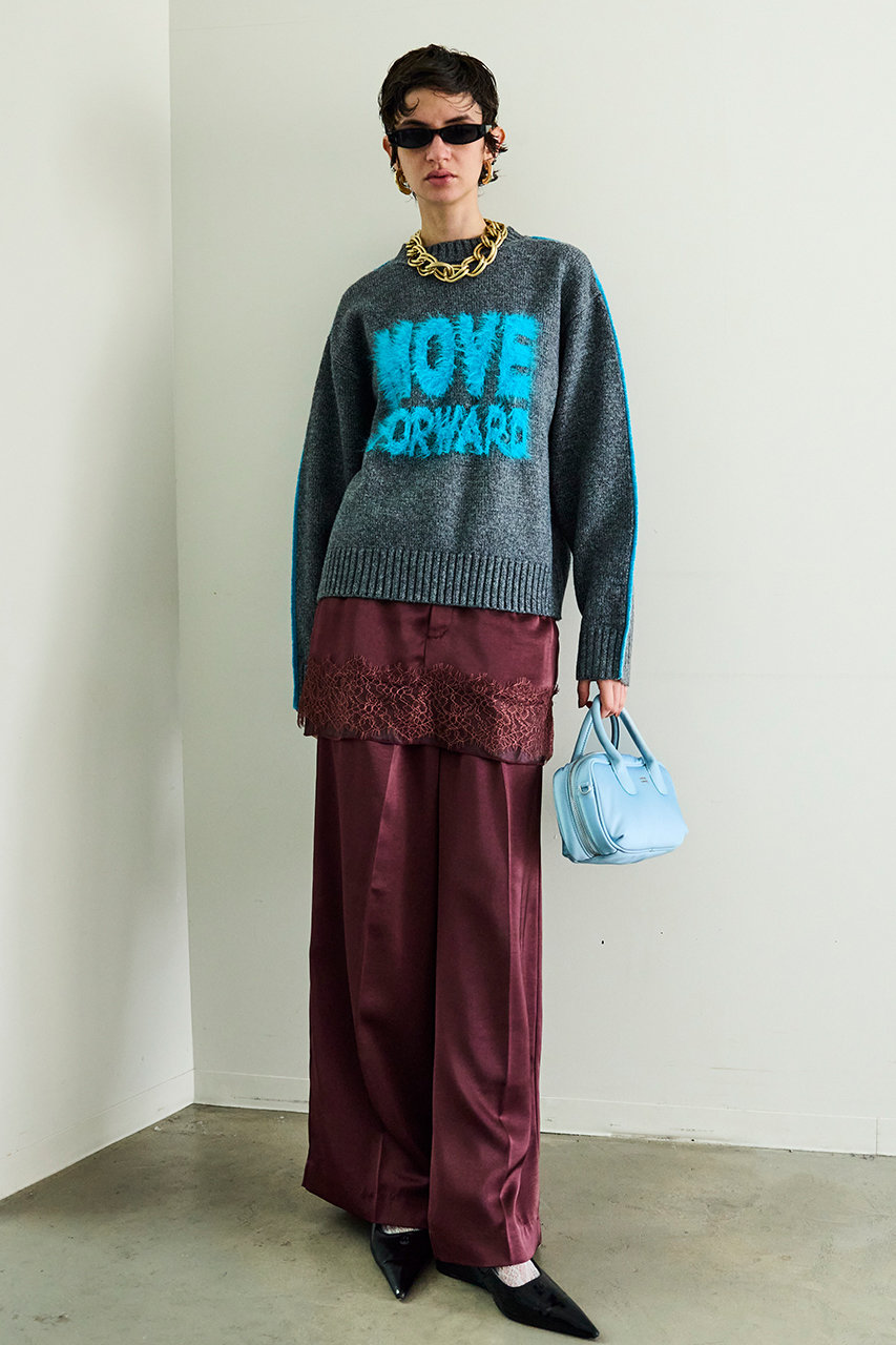 MAISON SPECIAL(メゾンスペシャル)｜MOVE FORWARD logo knit/MOVE